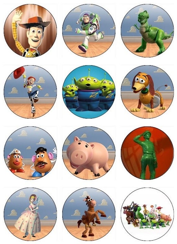 edible toy story figures
