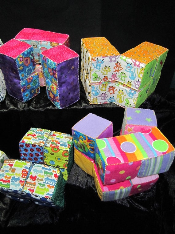 Items similar to Fabric Magic Folding Cube Pattern, The Magical Baby