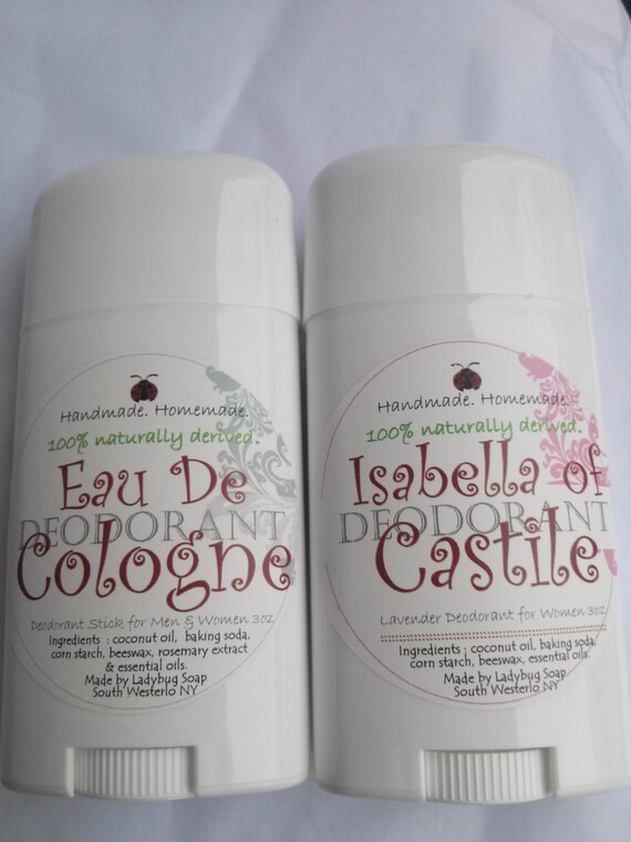 Stick Deodorants 3.5oz made by eczema sufferer by LadybugSoap