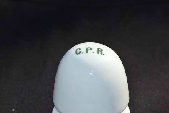 Vintage CPR Porcelain Insulator Canadian Pacific Railway.