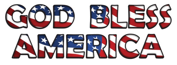 Patriotic Letter Kit - reusable decal sticker decorations Il_570xn
