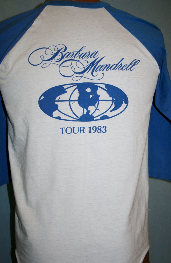Vintage 1983 Barbara Mandrell quarter length tour tshirt