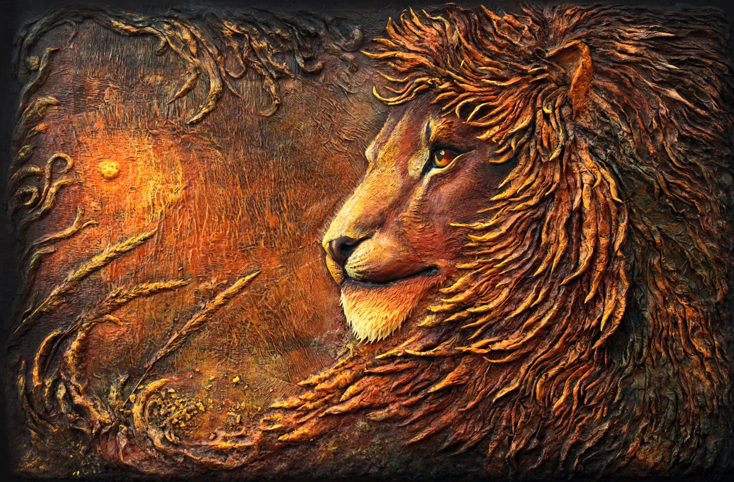 Aslan Fantasy Animals Lion Art Print The Chronicles of