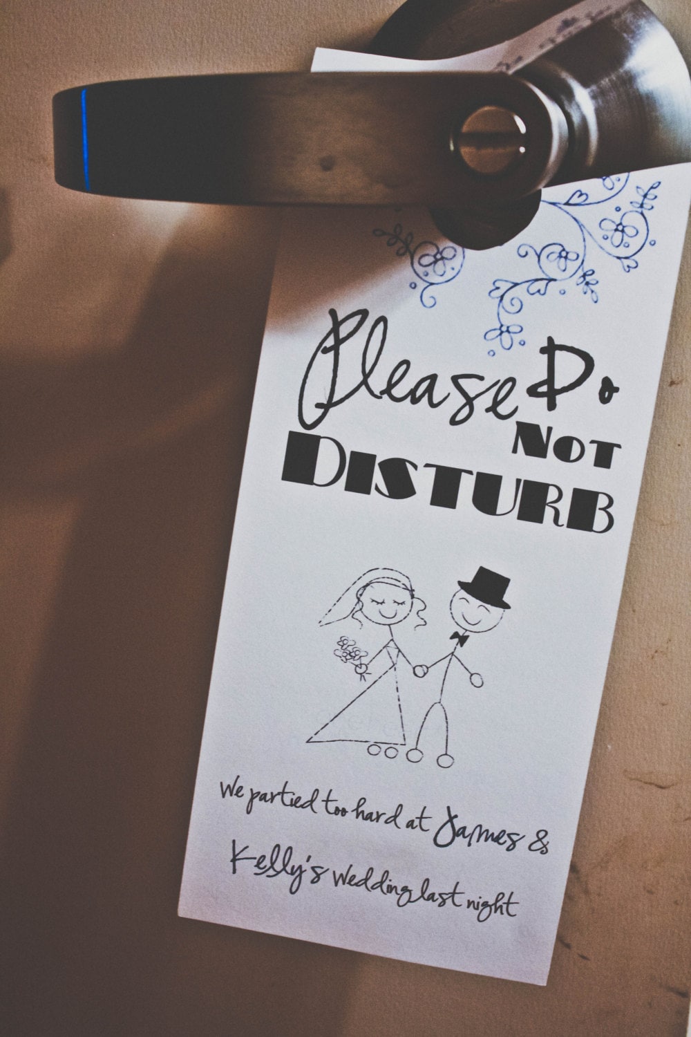 Wedding Hotel Door Sign/ Welcome gift bag