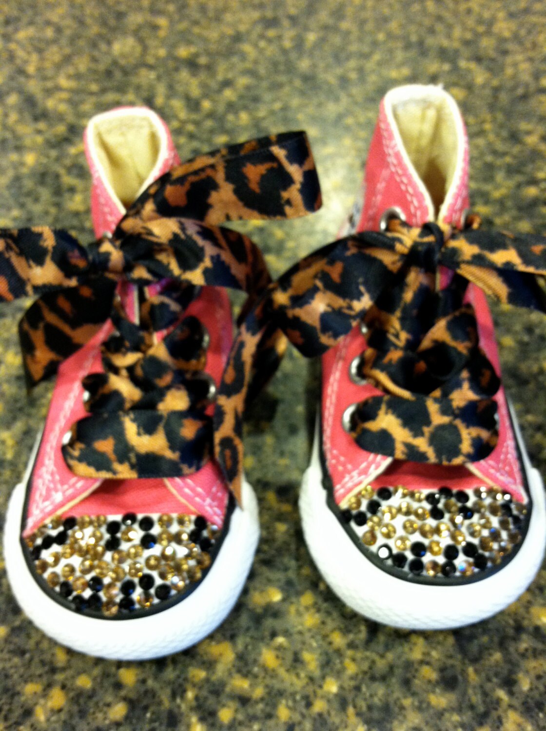 Rhinestone Embellished Converse Tennis Shoe by LJHCreations