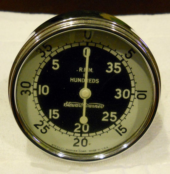 Stewart Warner Industrial RPM gauge