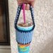 Coffee Cup Sling Sleeve Cozy with Carrying Handle