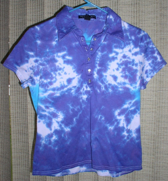 Women's Custom Tie Dyed Golf Style Shirts