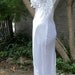 Gorgegous 1920s Style Pure White Satiny Flapper Slip Dress so Jean Harlow Excellent Condition Looks Never Worn Size Medium 8-12