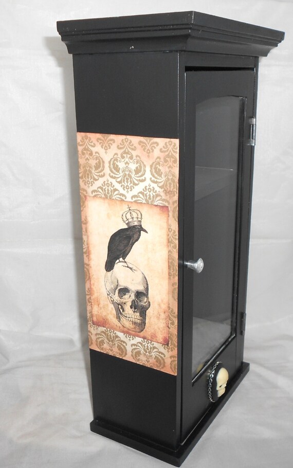 Gothic Home Decor Gothic Curio Skull Decor