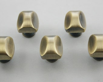 5 sets. Brush Brass Screwback Studs Leathercraft Decorations Findings. SCBB1741