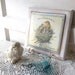 RESERVED 4 Patti...Wall Key Hook. Shabby Chic jewelry hanger. Rack. Robin Nest Art. Marjolein Bastin Art.