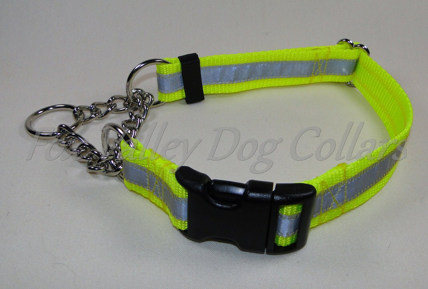 Reflective QuickRelease CHAIN Martingale by FoxValleyDogCollars