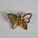 Vintage 1960s Monet Butterfly Wire Wing Brooch -on sale