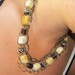 CHuNKY BoHO style stone and chain necklace
