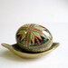 egg with STAR design batik painted chicken egg shell, Ukrainian Easter egg Pysanka