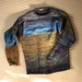 Vermont size M mens, L womans unisex knit cotton tape and kid mohair sweater