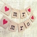 MR & MRS Rustic Wedding Banners, Chair Signs, Photo Booth Prop, Garland