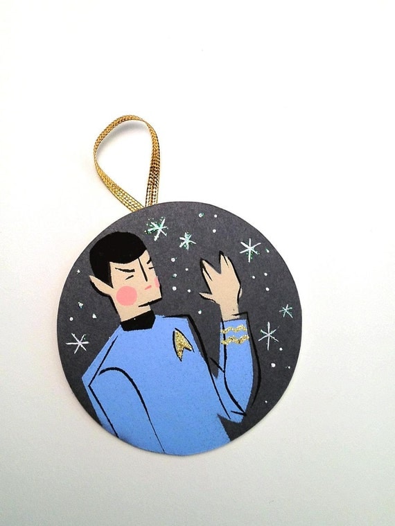 star trek spock holiday christmas ornament by leaseapenny star trek spock holiday christmas ornament by leaseapenny