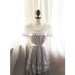 Soft Mauve Grayish Lavender Purple Miss Havisham Alice in Wonderland Marie Antoinette Secret Garden Long Tunic Taffeta Dress