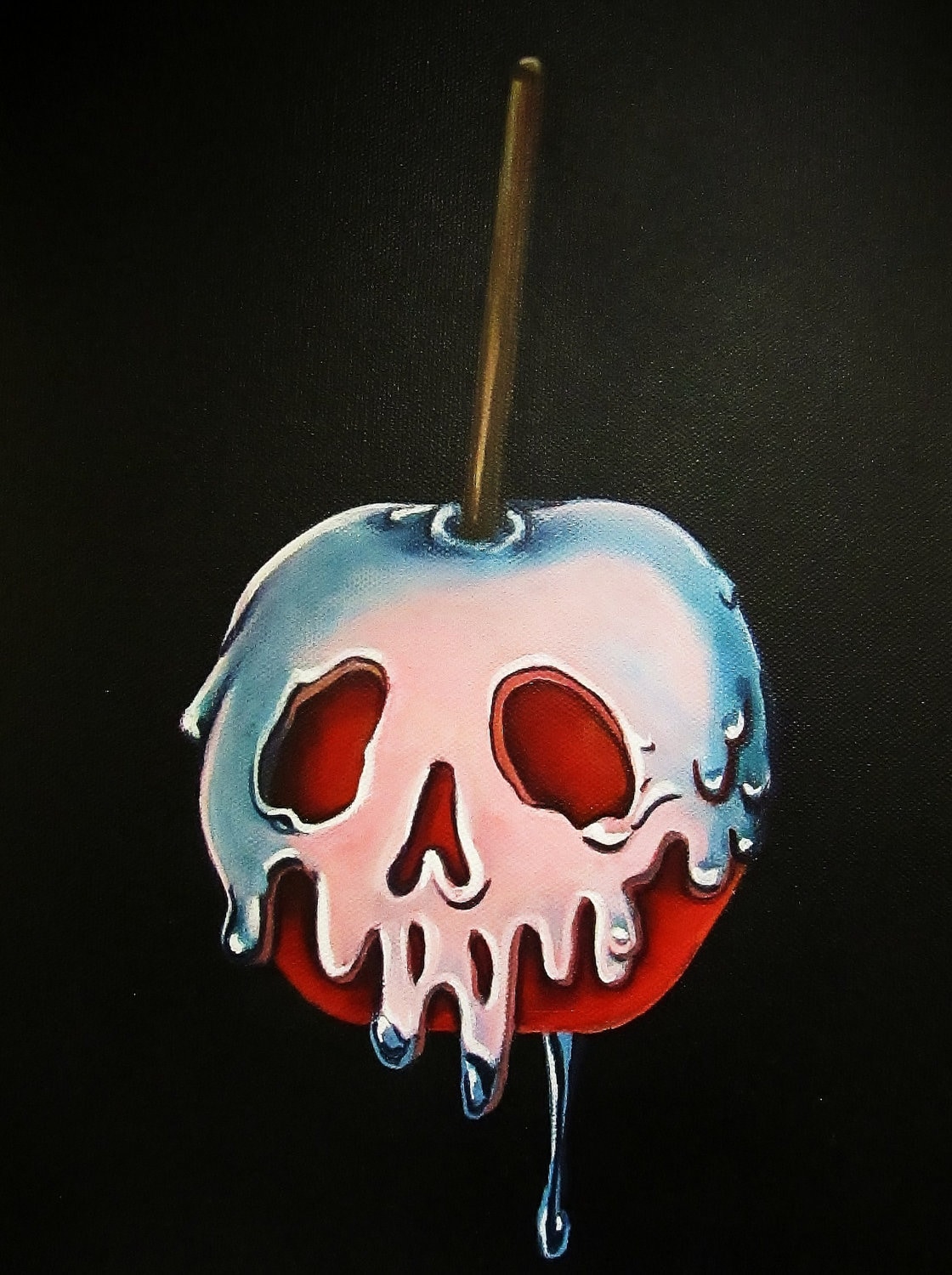 skull dripping vector Disney's Poisoned White Candied Snow Inspired