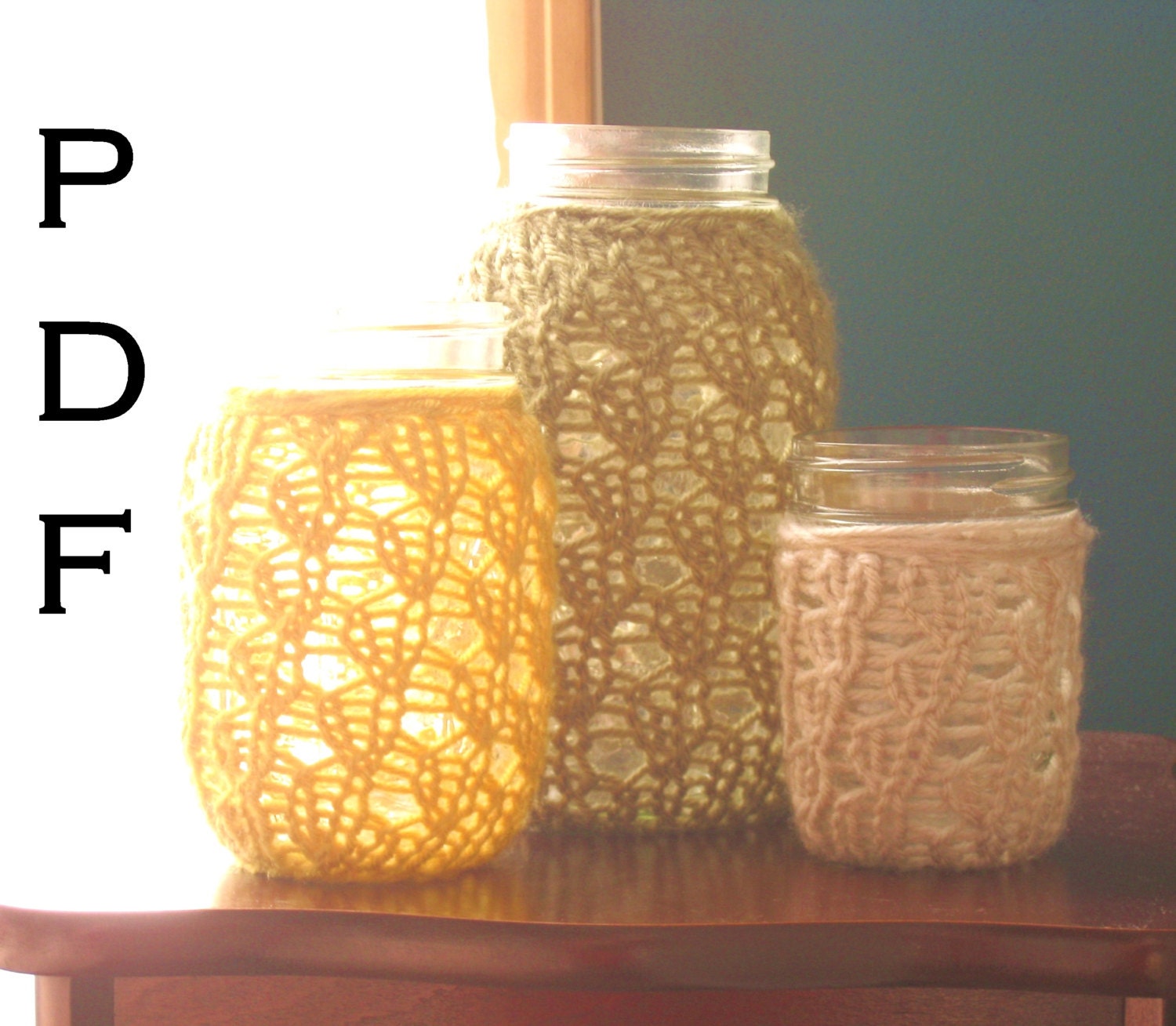 1 make video knit DIY Knitting Lace Mason Jar Pattern PDF Centerpieces Knit 1 make video knit DIY Knitting Lace Mason Jar Pattern PDF Centerpieces Knit