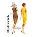 1960s Dress Pattern Butterick Boutique 3031 Misses Curved Yoke Day or Evening Sheath Dress Bust 32 Womens Vintage Sewing Pattern