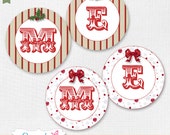 Retro Vintage Christmas Party Banner - INSTANT DOWNLOAD - Editable & Printable Decorations by Sassaby Il_170x135