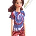 Tie dye T shirt for Pullip Momoko Barbie 27 cm Obitsu size dolls