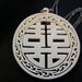 Chinese Carved Ivory Pendant with chain. Pre-Ban.