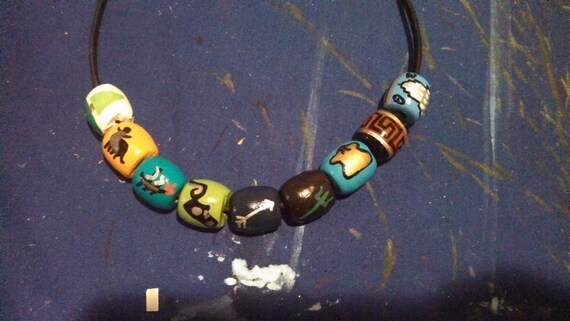 9 bead annabeth chase camp half blood bead necklace 9 bead annabeth chase camp half blood bead necklace