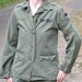 Vintage Military Shirt Womens US Army Corp Issue Jacket. Olive Drab Coat, Combat Green. 1970s