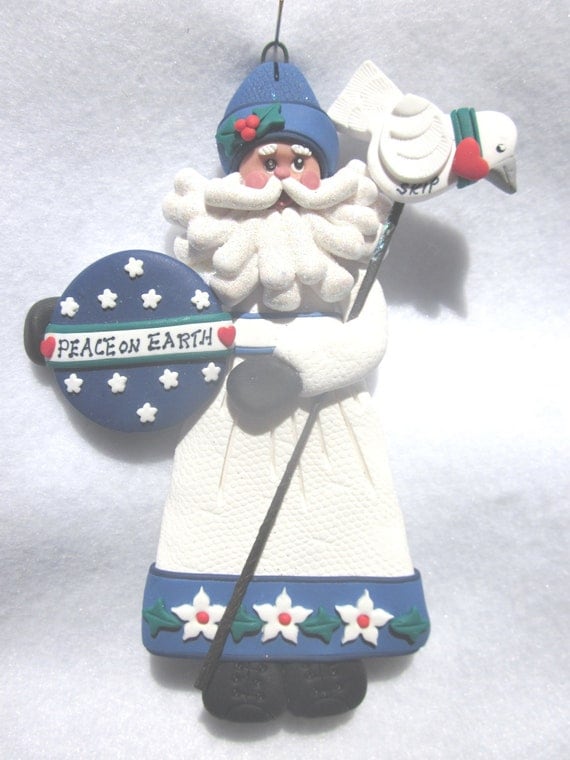 personalized christmas ornament polymer clay ornament personalized christmas ornament polymer clay ornament