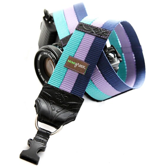 camera best strap for leather Webbing Quick Strap Designer with & Navy Camera Release DSLR Buckles