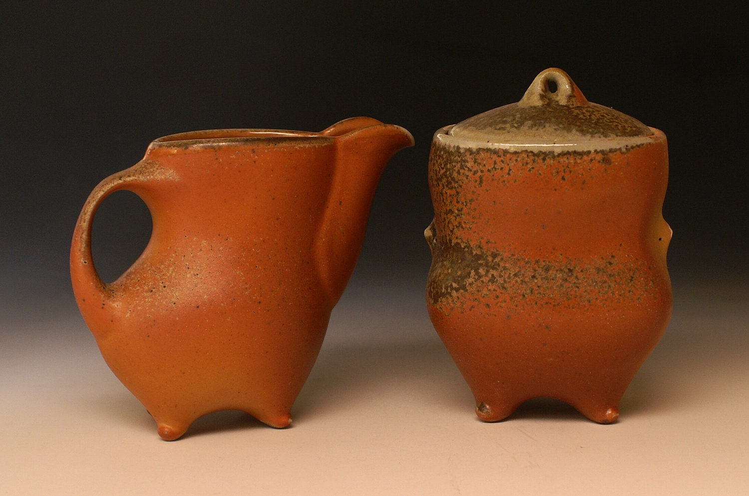 cream and sugar set by TaraWilsonCeramics on Etsy