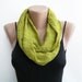 Lace infinity scarf, olive green loop scarf, autumn scarf