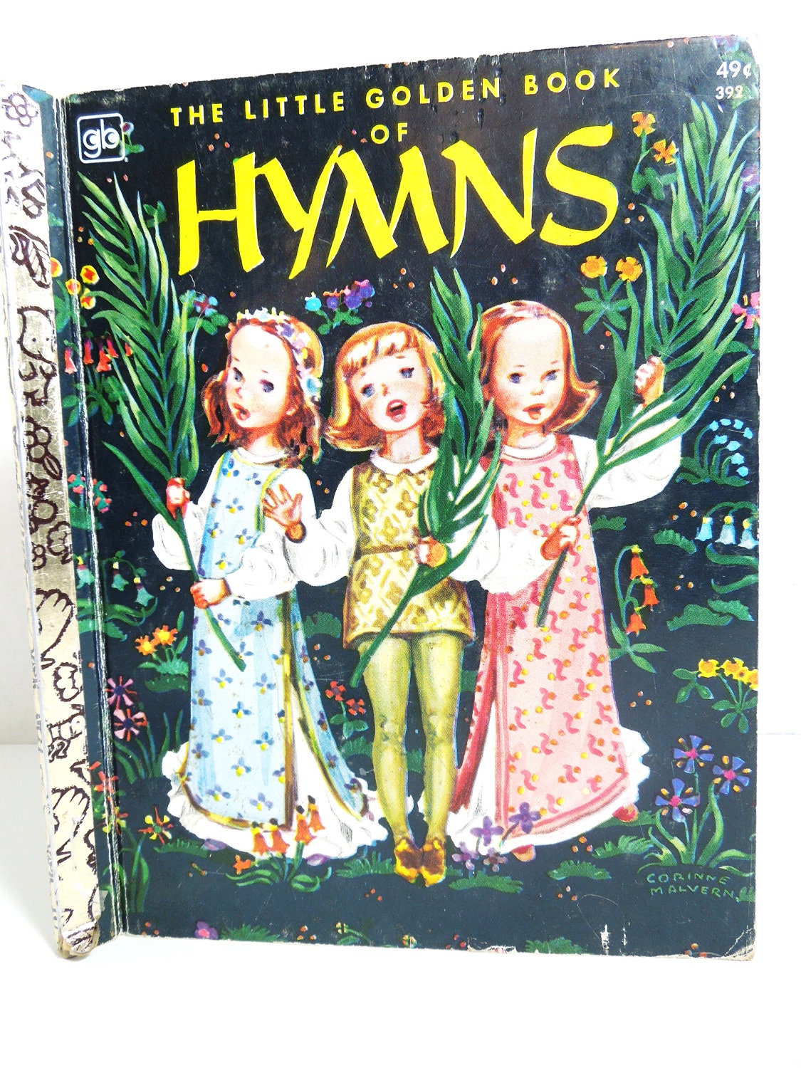 The Little Golden Book of Hymns. Vintage by Moonlightdecorator