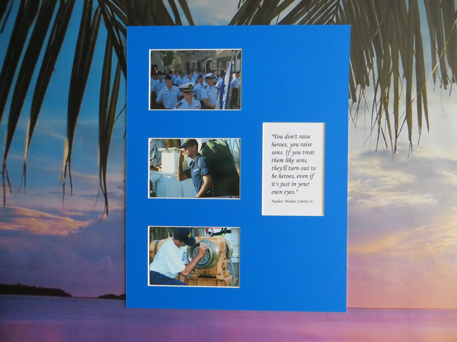 Multiple opening custom photo mats picture mat picture