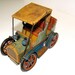 Vintage Tin Lever Action Car by Modern Toys Japan c1940s