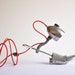 Light my Step. Handcrafted vintage industrial desk lamp