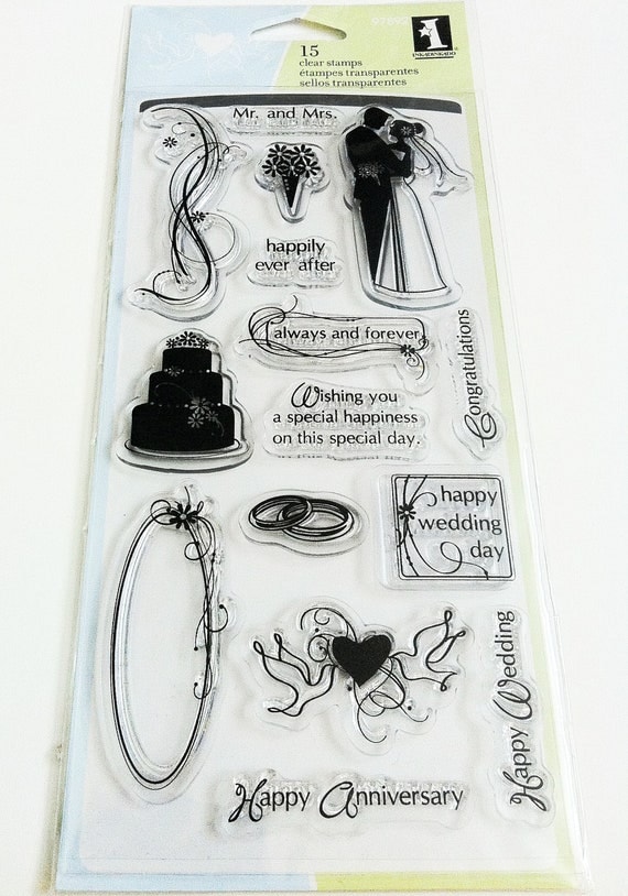 Inkadinkado Clear Stamp Wedding 97892 ON SALE