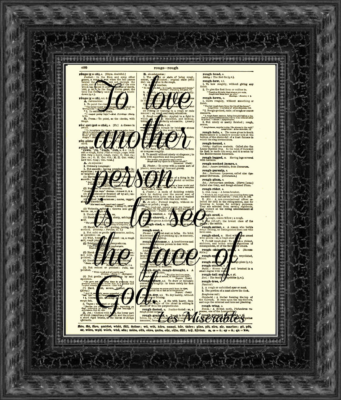 To love another person is to see the face of god page number image