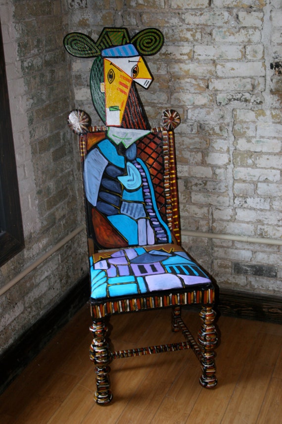 Picasso chair Woman in Blue