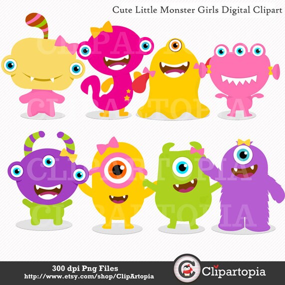 girl monster clipart - photo #12