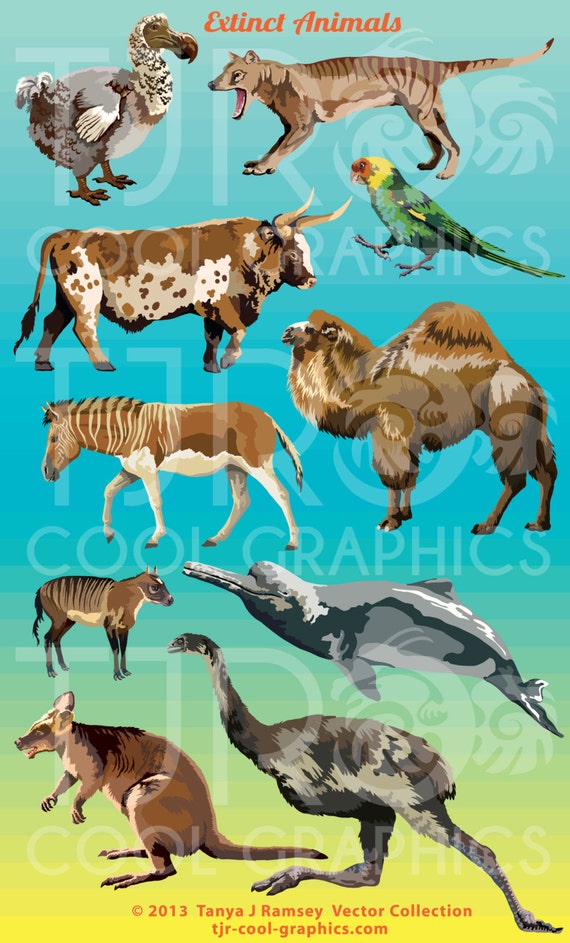 clipart of extinct animals - photo #33
