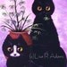 Funny Black Tuxedo Cat Art 8x10 canvas print of Original Painting Lisa R Adams Creationarts