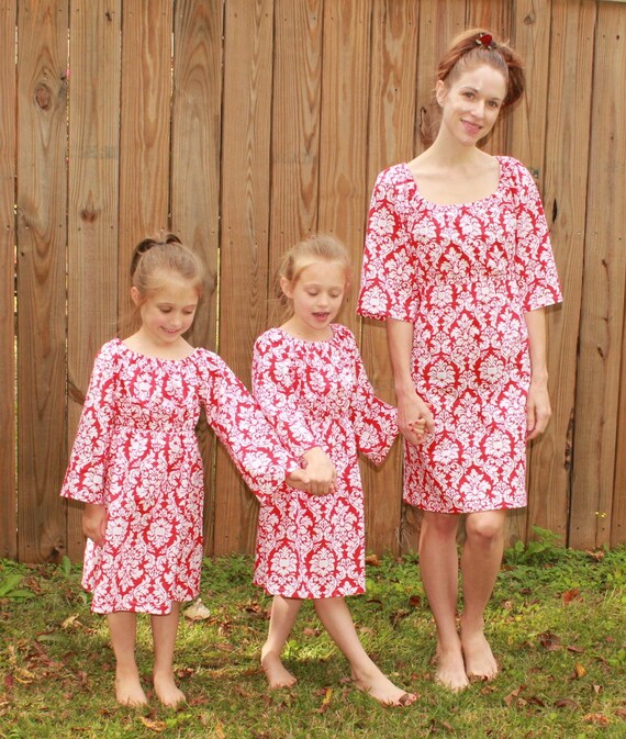 matching christmas gowns