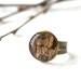 Real Tree Bark Ring - brown tree hugger gift - tree lovers ring - dendrology xylology science
