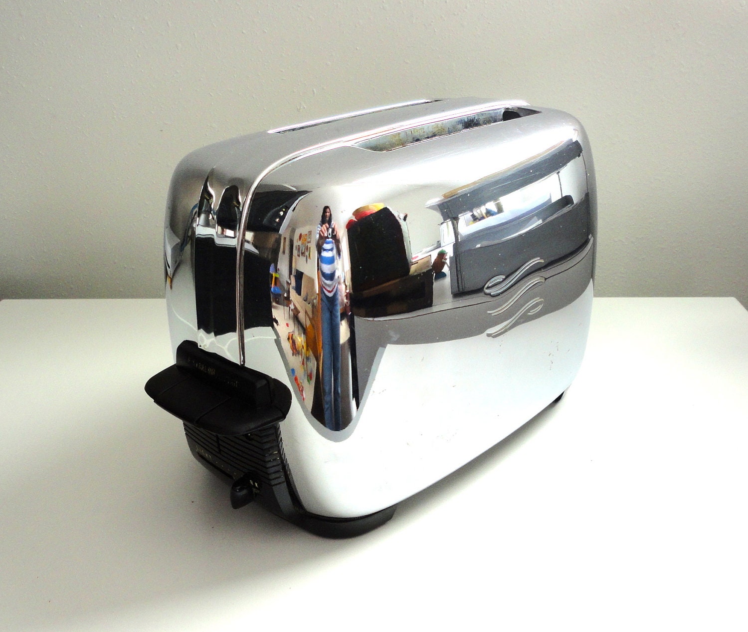 Vintage Toaster GE General Electric Chrome Mid Century by KimBuilt
