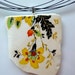 Vintage Broken Dish Necklace Recycled Jewelry